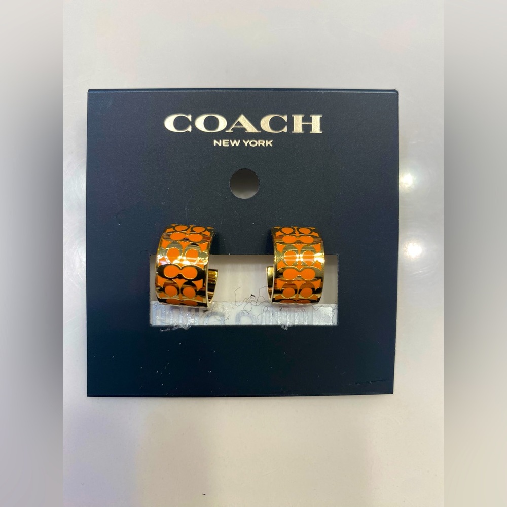 Coach earrings.